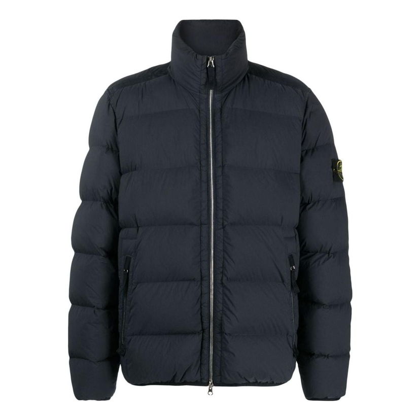 Пухо яке Stone Island Street Style Logo Down Jacket Синьо | 791544028-V0020