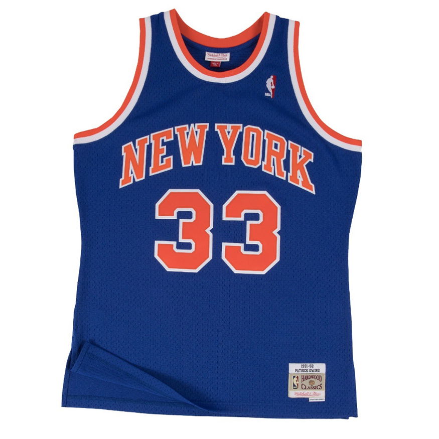 Потник Mitchell & Ness Swingman Jersey New York Knicks Patrick Ewing Тъмно синьо | SMJYGS18186-NYKROYA91PEW, 1