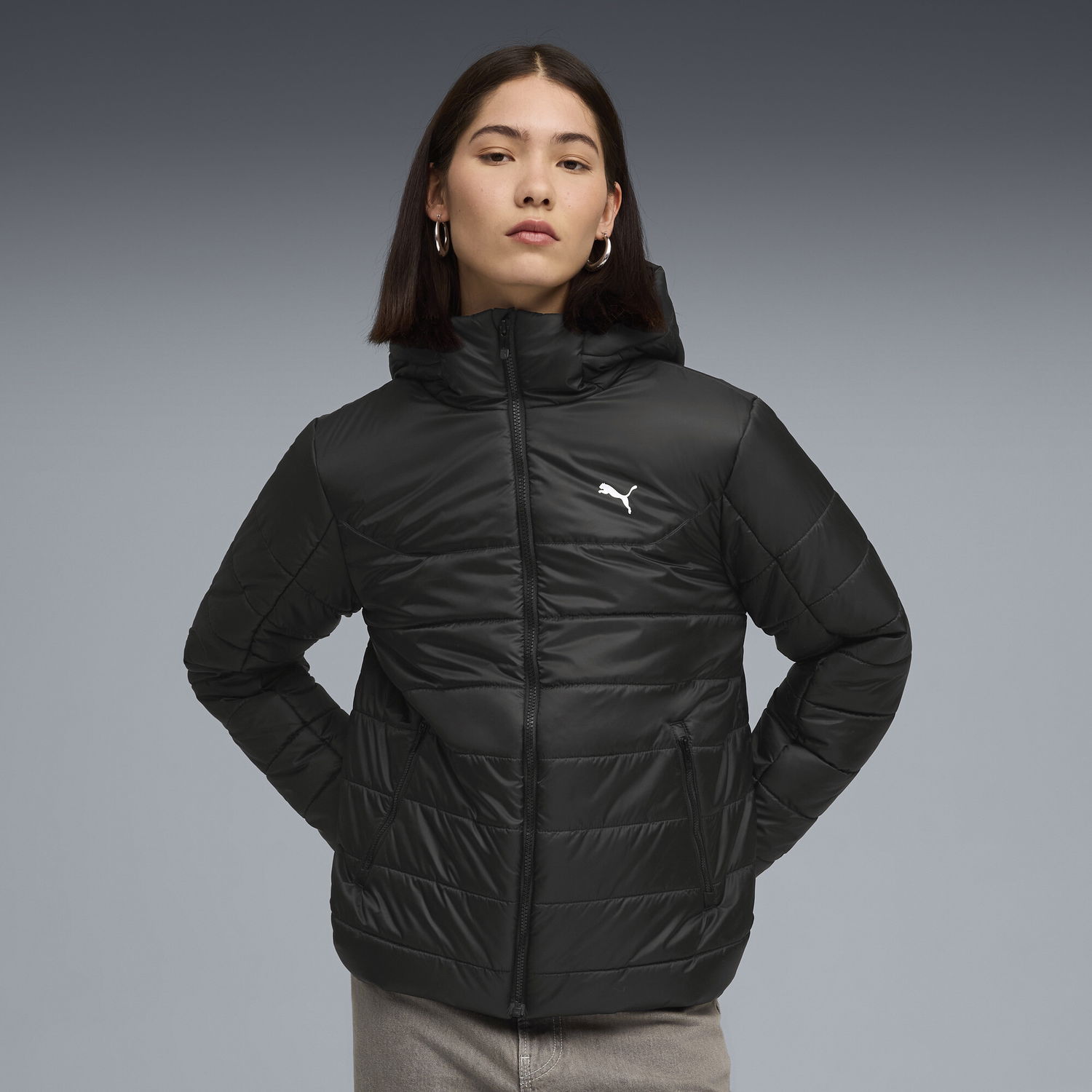 Пухо яке Puma Essentials Padded Hooded Jacket Черно | 685231_01, 0