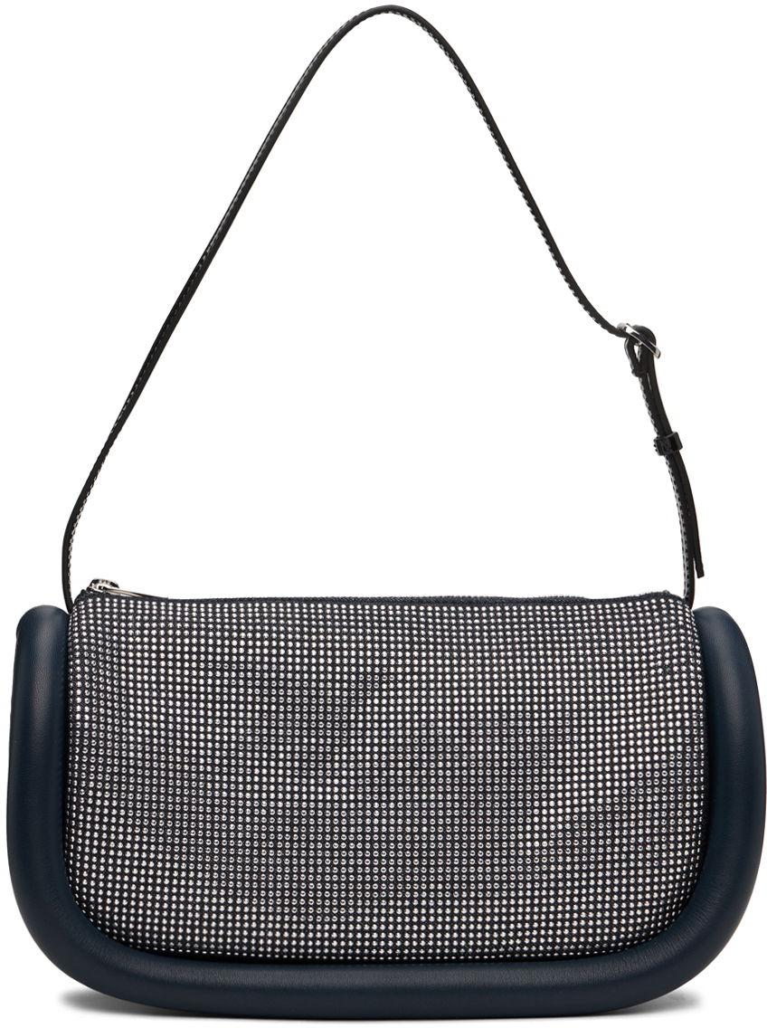 Чанта през рамо JW Anderson JW Anderson Bumper 15 Crystal-Embellished Shoulder Bag Тъмно синьо | HB0524-FA0274, 0