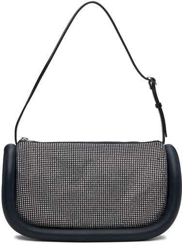 Чанта през рамо JW Anderson JW Anderson Bumper 15 Crystal-Embellished Shoulder Bag Тъмно синьо | HB0524-FA0274, 0