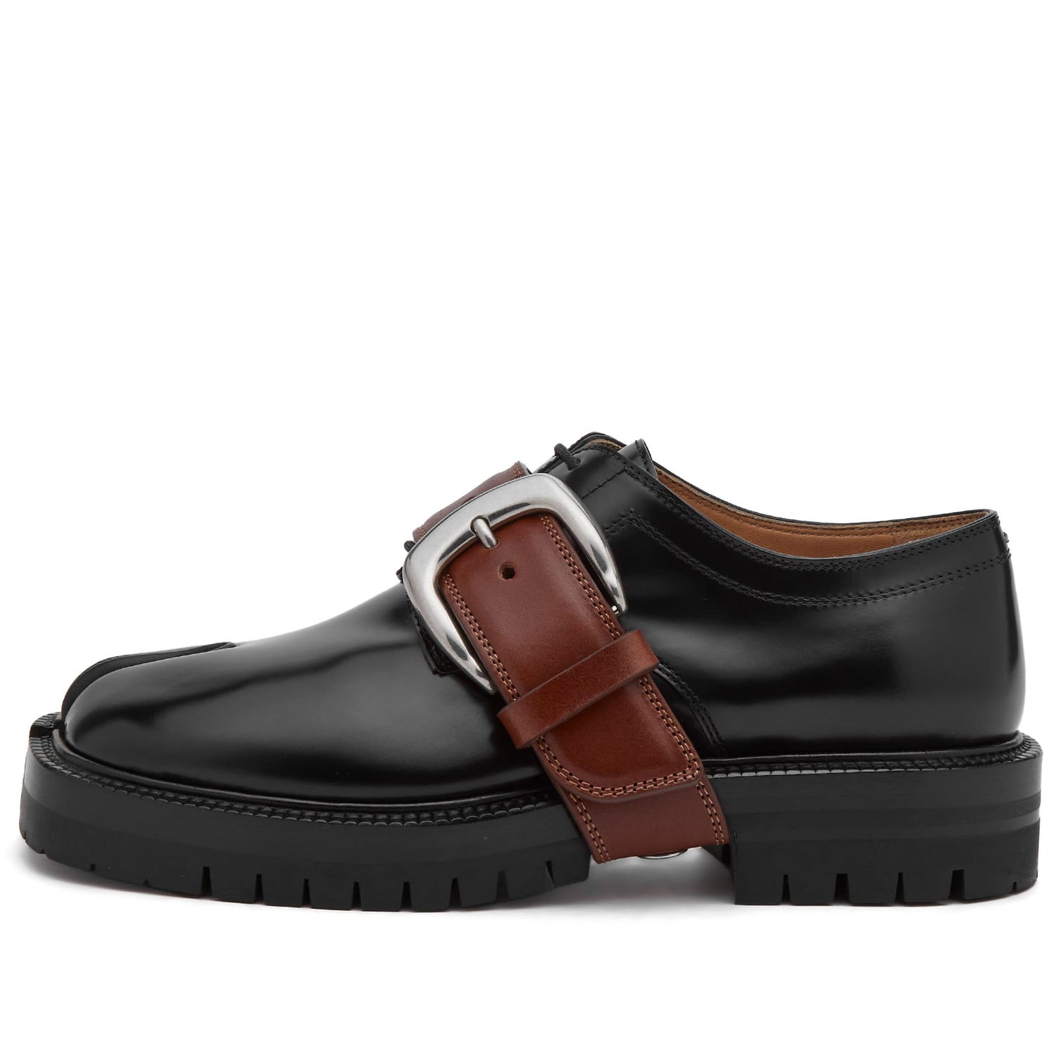 Кецове и обувки Maison Margiela Tabi County Combat Low-Top Черно | S58WQ0143-P7986-H5041, 0