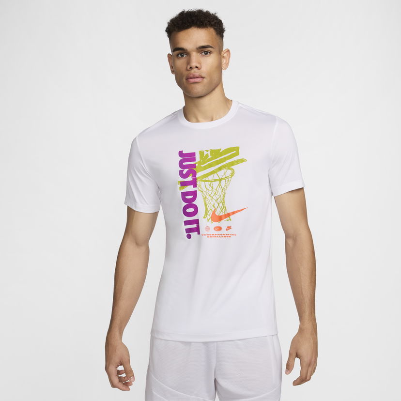 Тениска Nike Dri-FIT Basketball Tee Бяло | FZ8085-100