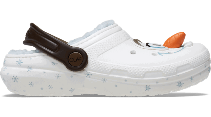 Кецове и обувки Crocs Kids' Disney Frozen Olaf Lined Clogs Бяло | 210234-90H, 0