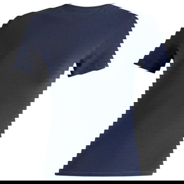 Тениска SKIMS SKIMS Cotton Jersey T-Shirt, Size Large Тъмно синьо | AP-TSH-0638-NAVY, 1