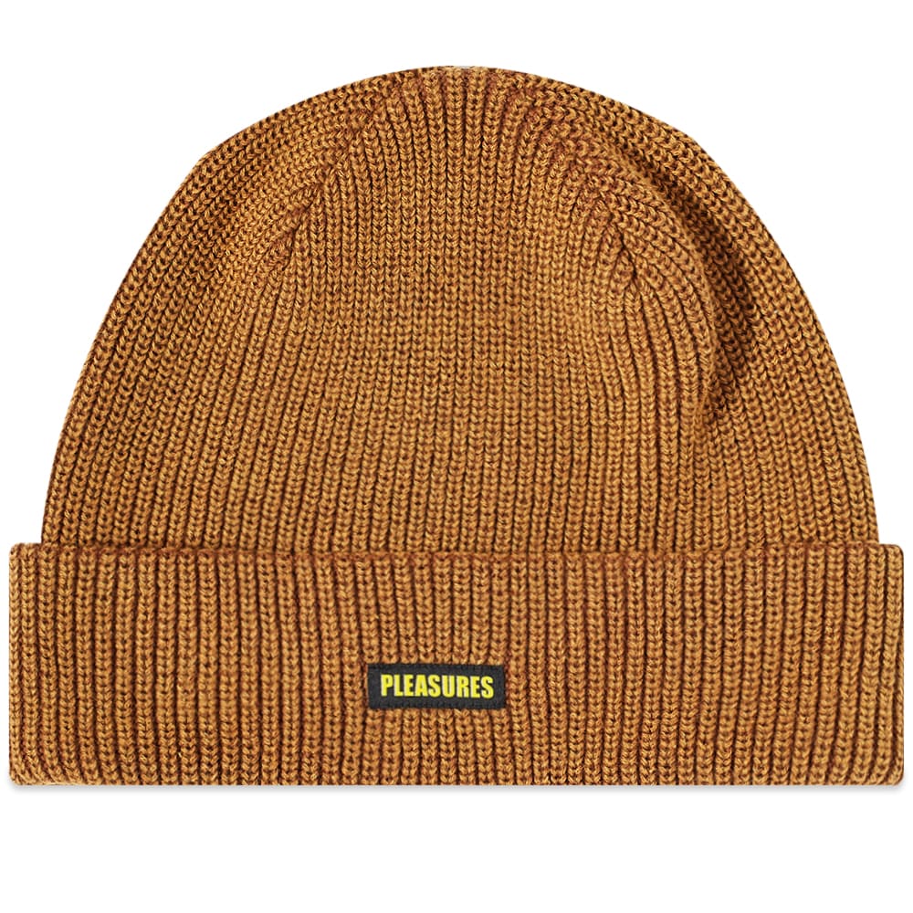 Шапка Pleasures Impact Logo Beanie Кафяво | P22F063-TAN, 0