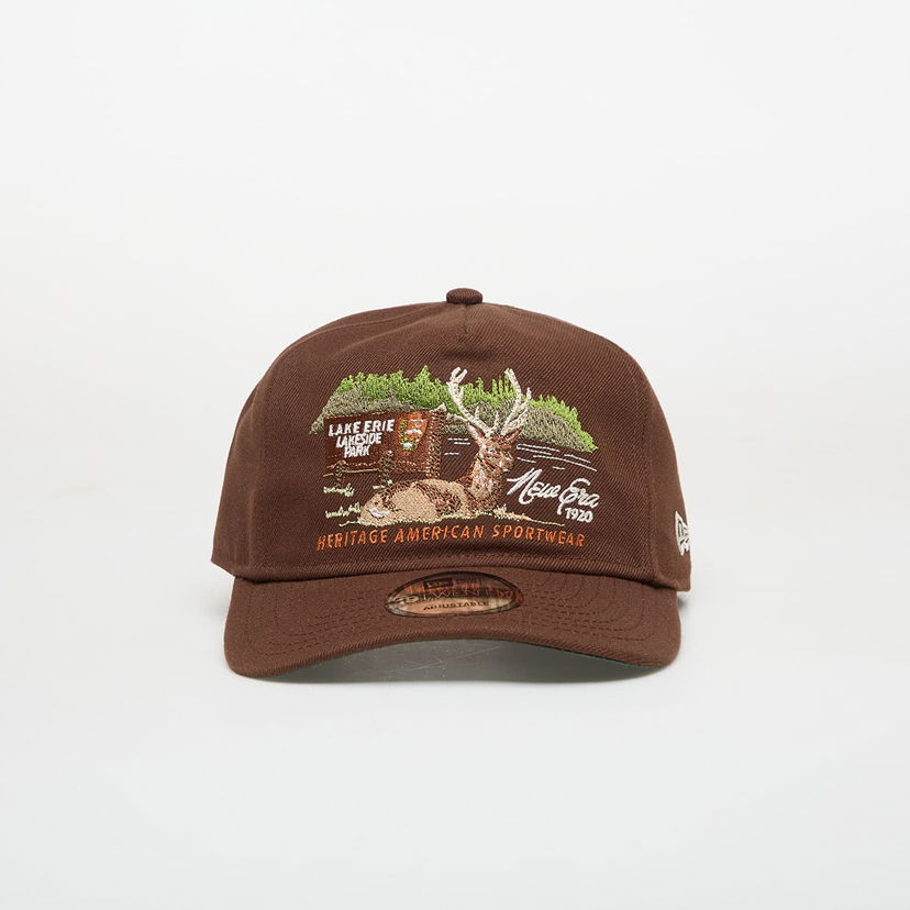 Шапка с козирка New Era Cap 19TWENTY Outdoor Graphic Heritage American Sportwear Кафяво | 60771841