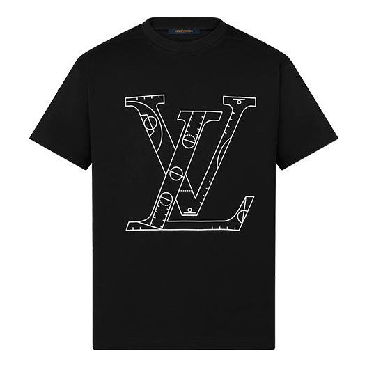 Тениска Louis Vuitton NBA Logo Print T-Shirt Черно | 1A8X0U