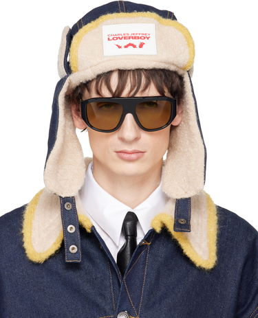 Шапка Charles Jeffrey Loverboy Charles Jeffrey LOVERBOY Knit Patch Trapper Hat Многоцветен | 052131201, 0