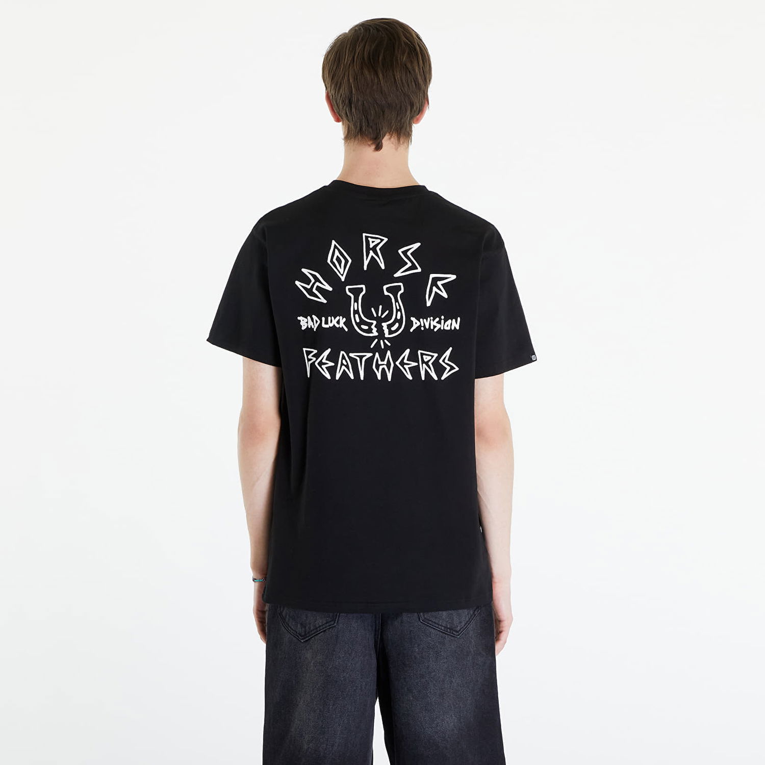 Тениска Horsefeathers Bad Luck T-Shirt Black Черно | SM1341A, 1