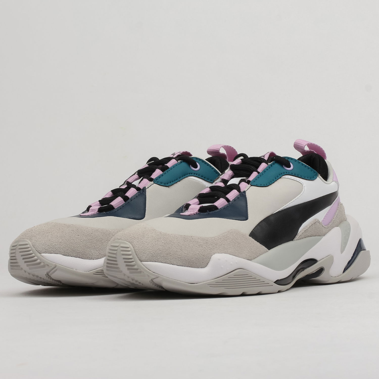 Кецове и обувки Puma Thunder Rive Droite Wn's deep lagoon - orchid bloom Бяло | 369452 01, 0