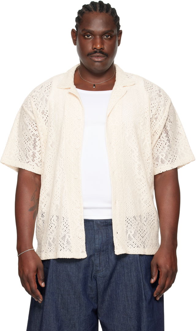 All Over Crochet Shirt