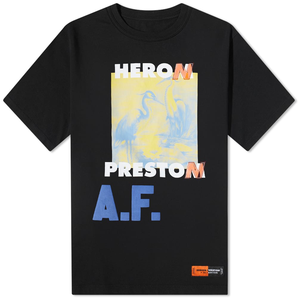 Тениска HERON PRESTON A.F. Authorized Oversized Tee Черно | HMAA026S22JER0041015, 0