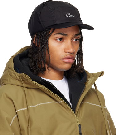 Шапка с козирка Dime Dime Cursive Earflap Cap Зелено | DIMEHO2522BLK, 1