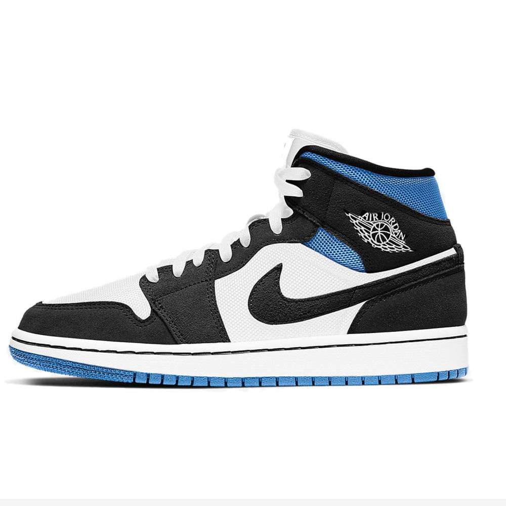 Кецове и обувки Jordan Air Jordan 1 Mid "University Blue" W Синьо | BQ6472-102, 0