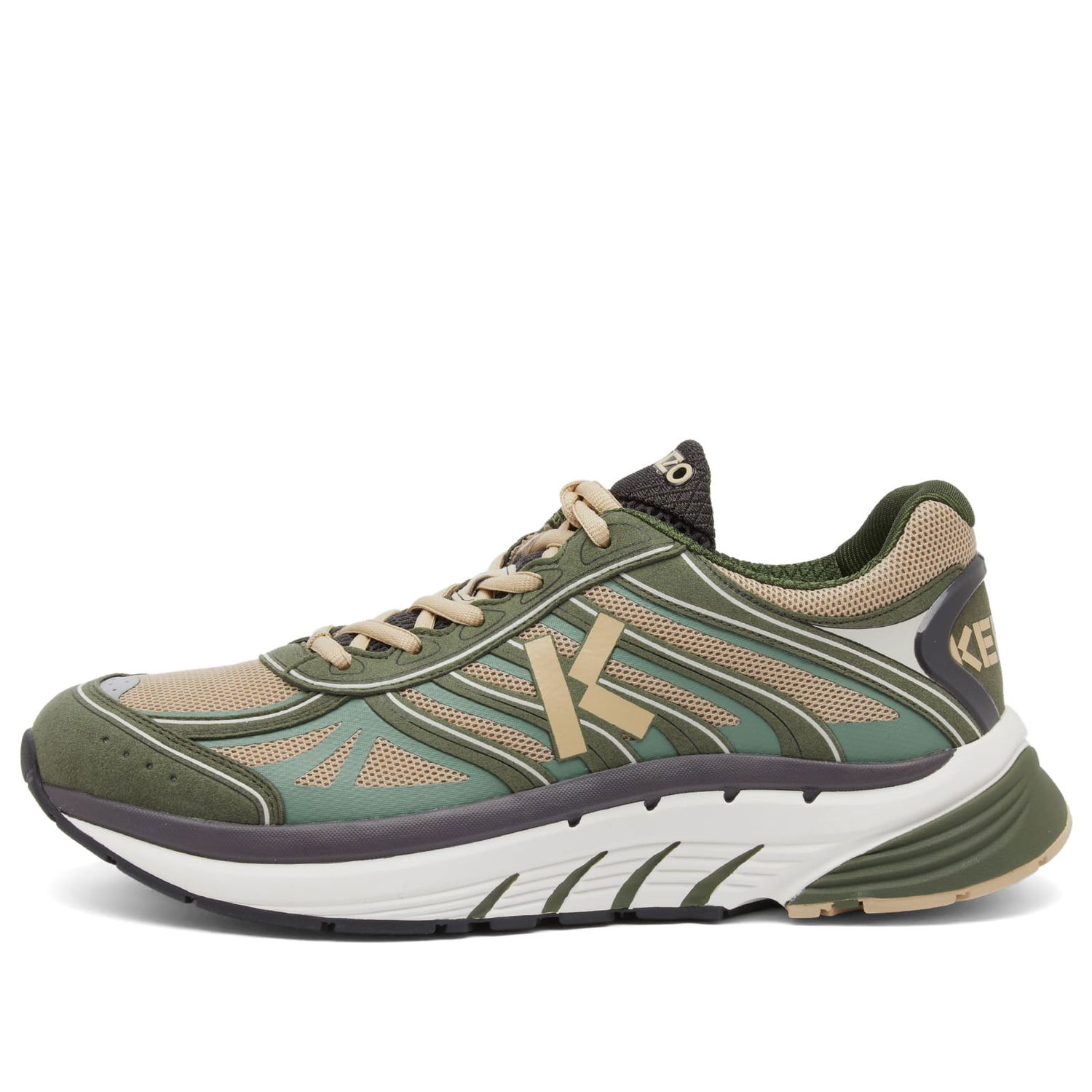 Кецове и обувки KENZO Pace Sneaker Зелено | FE65SN070F92-51, 0