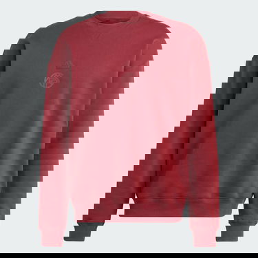 Суитчър adidas Originals Mikina FC Bayern Lifestyler Бургунди | HY3308, 4