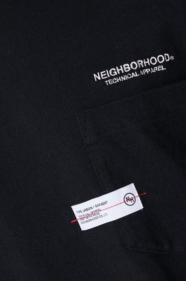 Тениска Neighborhood NEIGHBORHOOD Classic-P Crewneck Long Sleeve T-Shirt Черно | 241FPNH.CSM05, 5