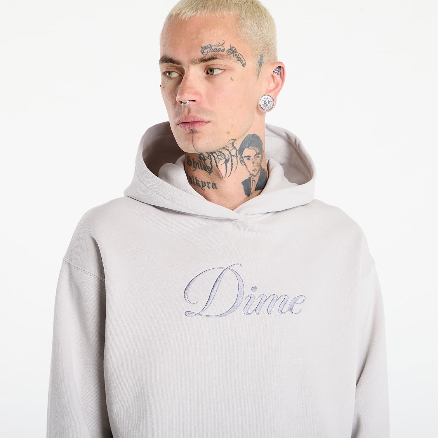 Суитчър Dime Dime Cursive Hoodie Сиво | DIMEFA2556CEM, 1