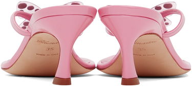 Аксесоари Blumarine Blumarine Butterfly Heeled Sandals Розово | 6A4527PX50900497, 1