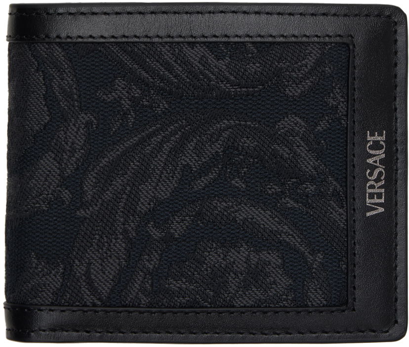 Портфейл Versace Barocco Bifold Wallet Черно | DPU2463_1A09321