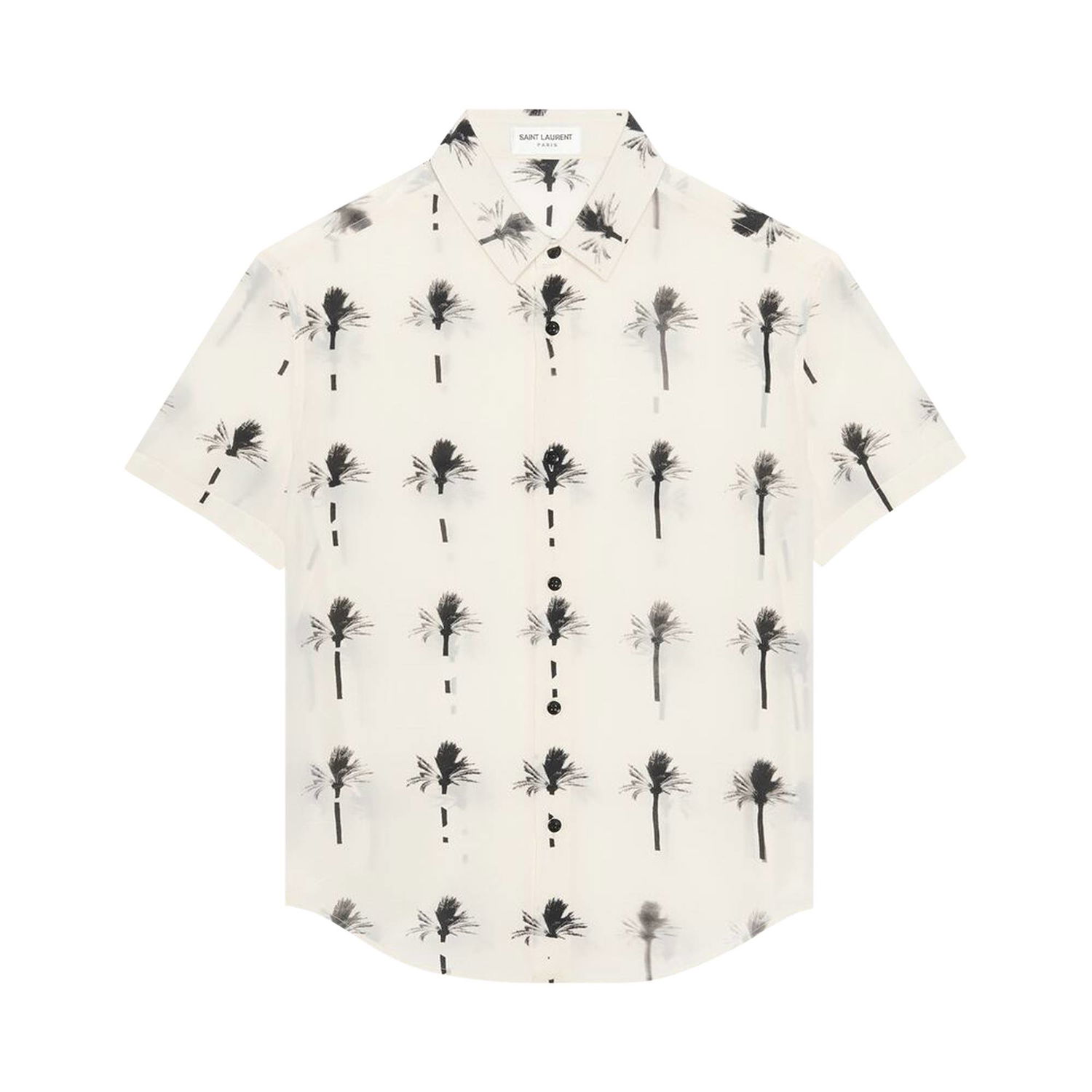 Риза Saint Laurent Chemise CDC Marking Paradise Shirt Бежово | 686979 Y2E84 9761, 1