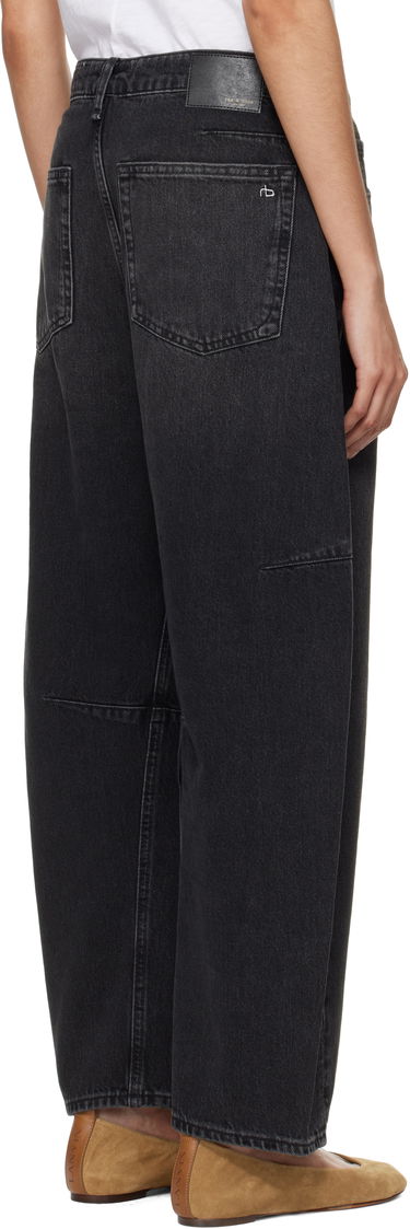 Дънки rag & bone rag & bone 'The Charlie' High-Rise Barrel Jeans Черно | WDD24F2994ACBS, 2