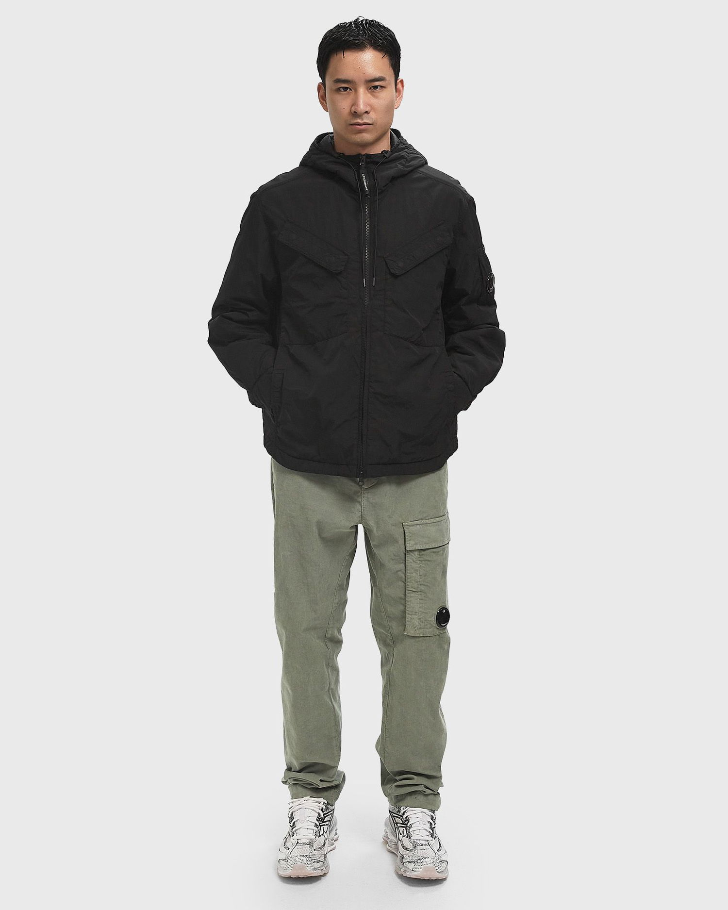 Яке C.P. Company Padded Overshirt Черно | 19CMOS084A005904G-999, 1