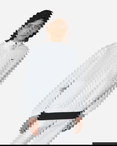 Яке бомбър Nike Solo Swoosh Woven Track Jacket Бяло | DQ5200-100, 0
