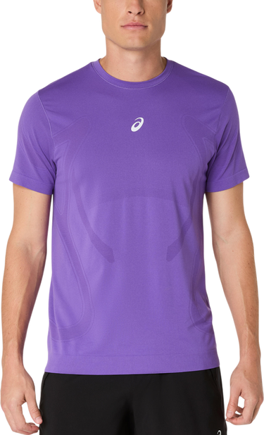 Тениска Asics Road Seamless Short Sleeve T-Shirt Лилаво | 2011d355-500, 0