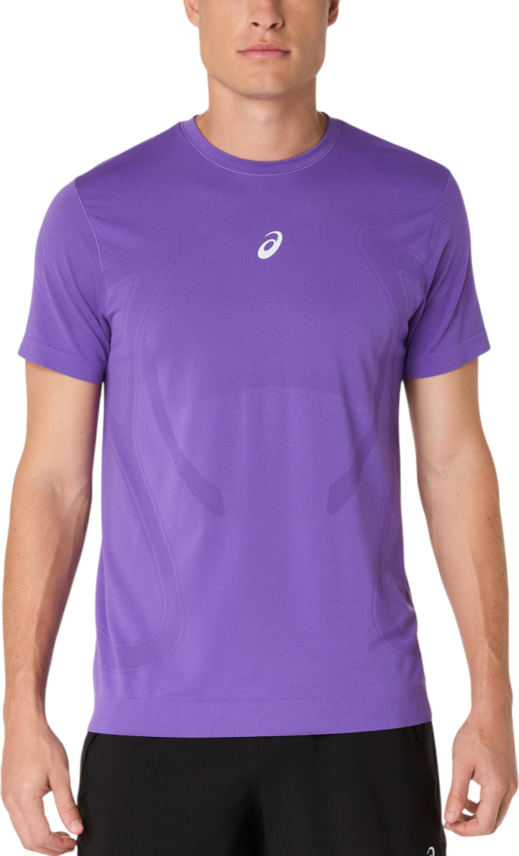 Тениска Asics Road Seamless Short Sleeve T-Shirt Лилаво | 2011d355-500