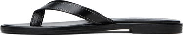 Облекло Aeyde Aeyde Melody Leather Toe-Post Flip-Flops Черно | A11-FS-FDMR08FL191-SS25-800-007, 2