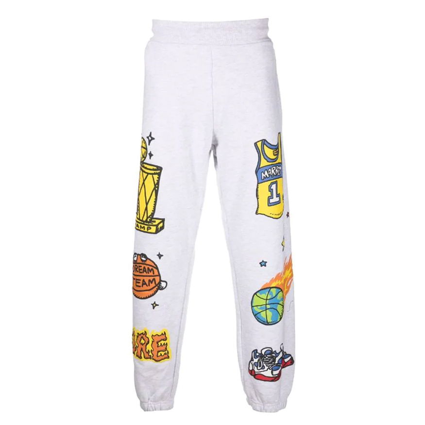 Спортни панталони MARKET Memorabilia Sweatpants Бяло | 395000527, 1