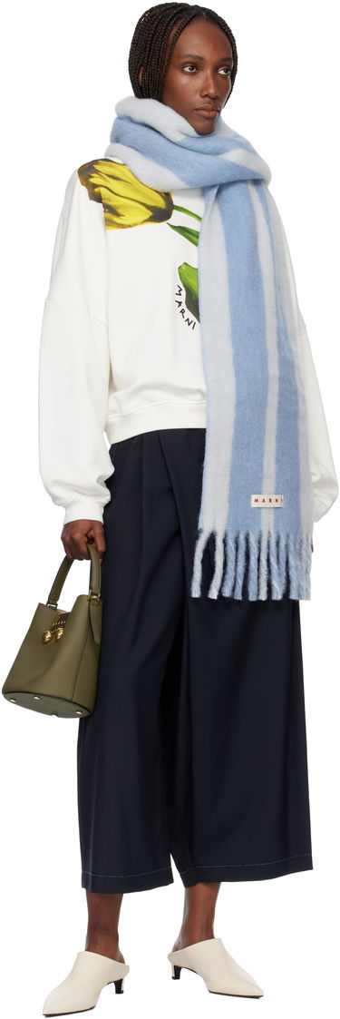 Шал Marni Striped Alpaca Scarf Многоцветен | SCMC0138Y0 UAW054, 4