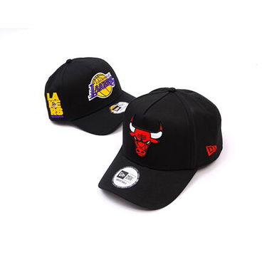 Шапка с козирка New Era Chicago Bulls NBA Side Patch 9FORTY A-Frame Adjustable Hat Черно | 60595220, 5