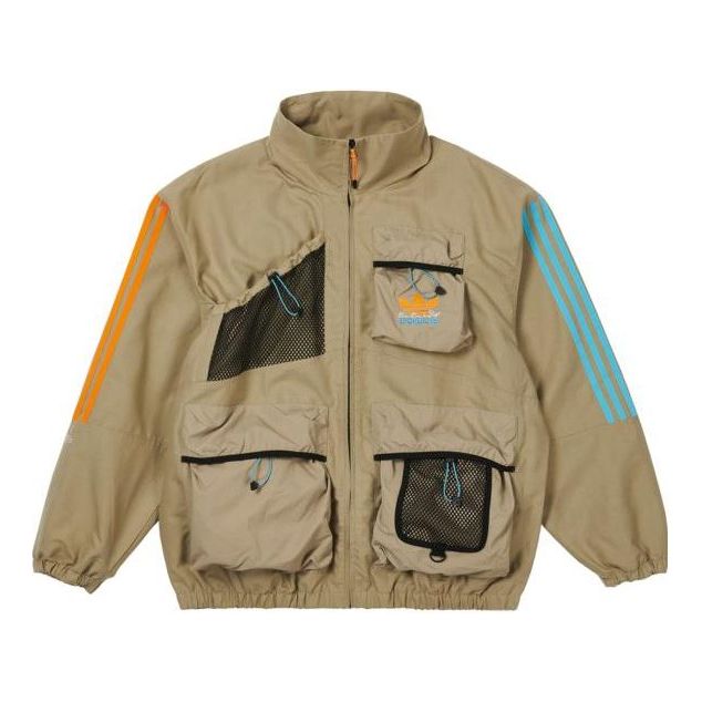 Яке adidas Originals Palace Crossover Multi-Pocket Stand Collar Jacket Бежово | HM9196