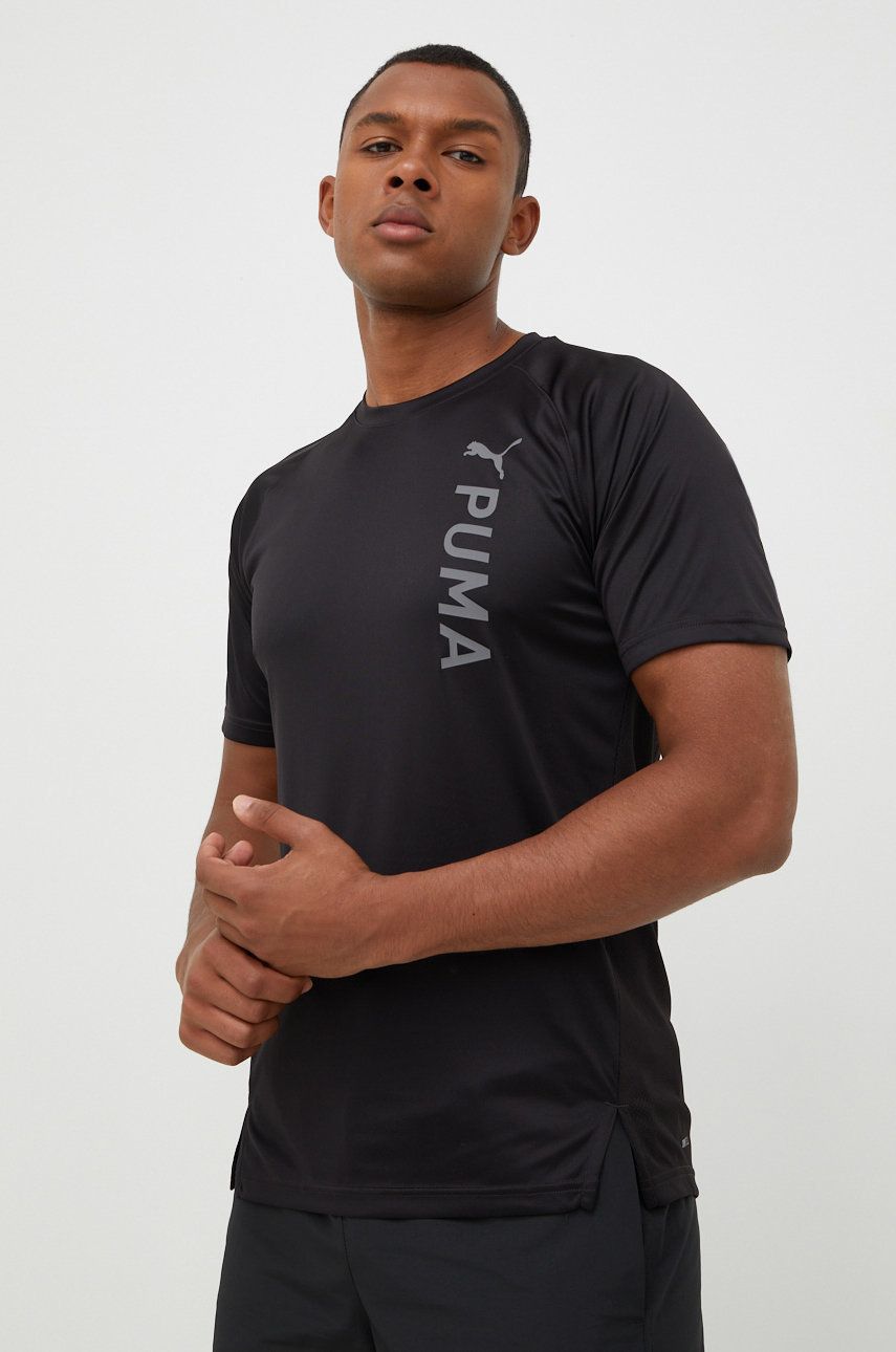 Тениска Puma Training T-Shirt Fit Черно | 522119, 0