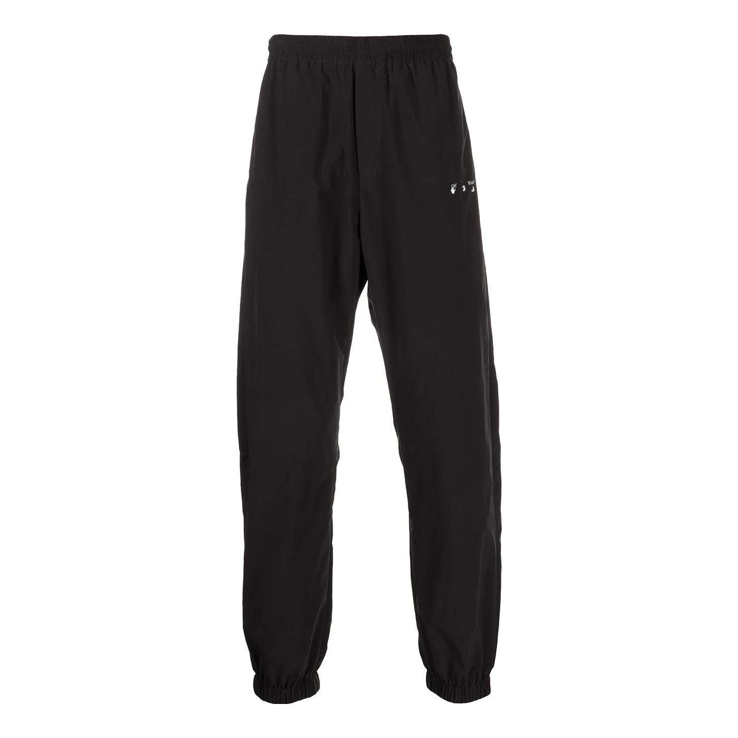 Спортни панталони Off-White FW22 Logo Print Jogger Pants Черно | OMCA226C99FAB0011001, 0