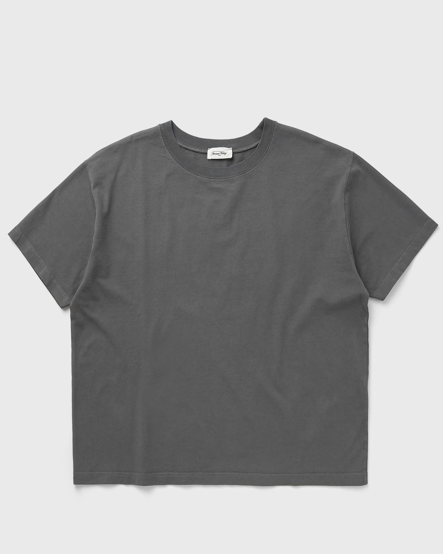 Тениска American Vintage American Vintage Fizvalley Short Sleeve T-Shirt, Size L Сиво | FIZ02AE25-ACIER-VINTAGE, 0