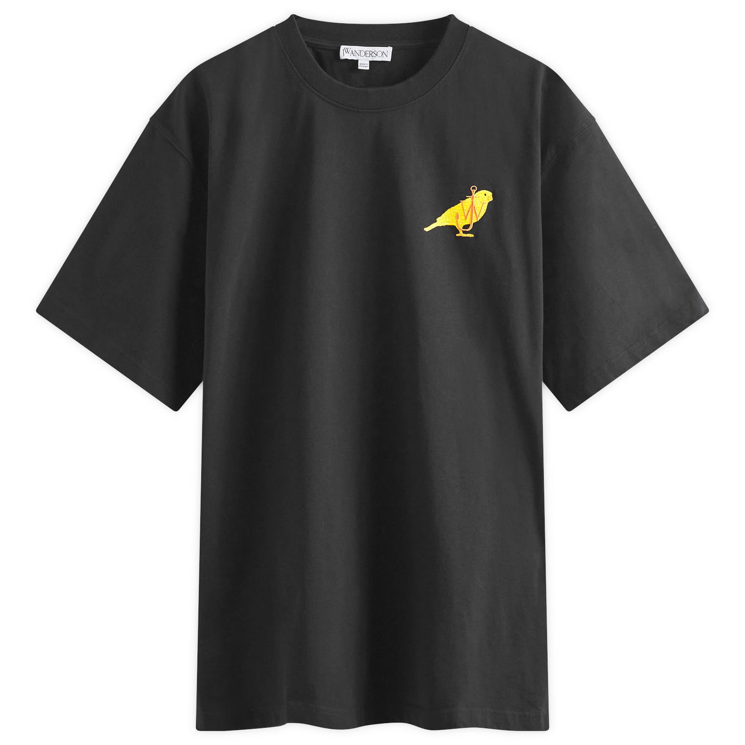 Тениска JW Anderson Canary Embroidery T-Shirt Черно | JT0235-PG1606-999, 0