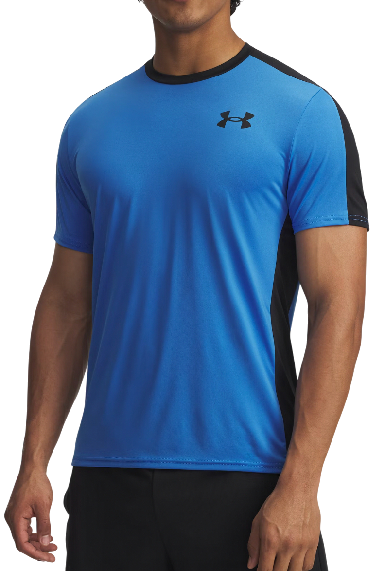 Тениска Under Armour HeatGear Wordmark Short Sleeve T-Shirt Синьо | 6007758-402