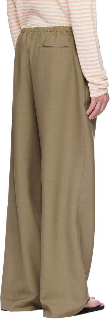Панталони The Row The Row Donatello Wide-Leg Trousers Бежово | 657-W3602, 2