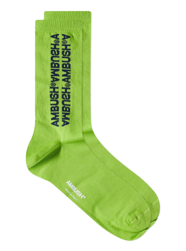 Чорапи Ambush Logo Sock Зелено | BMRA014S23KNI0015410
