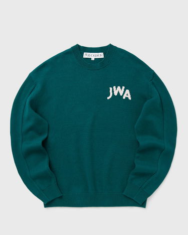 Пуловер JW Anderson JW Anderson JWA Crew Neck Jumper Зелено | KW1348-YN0398-540, 0