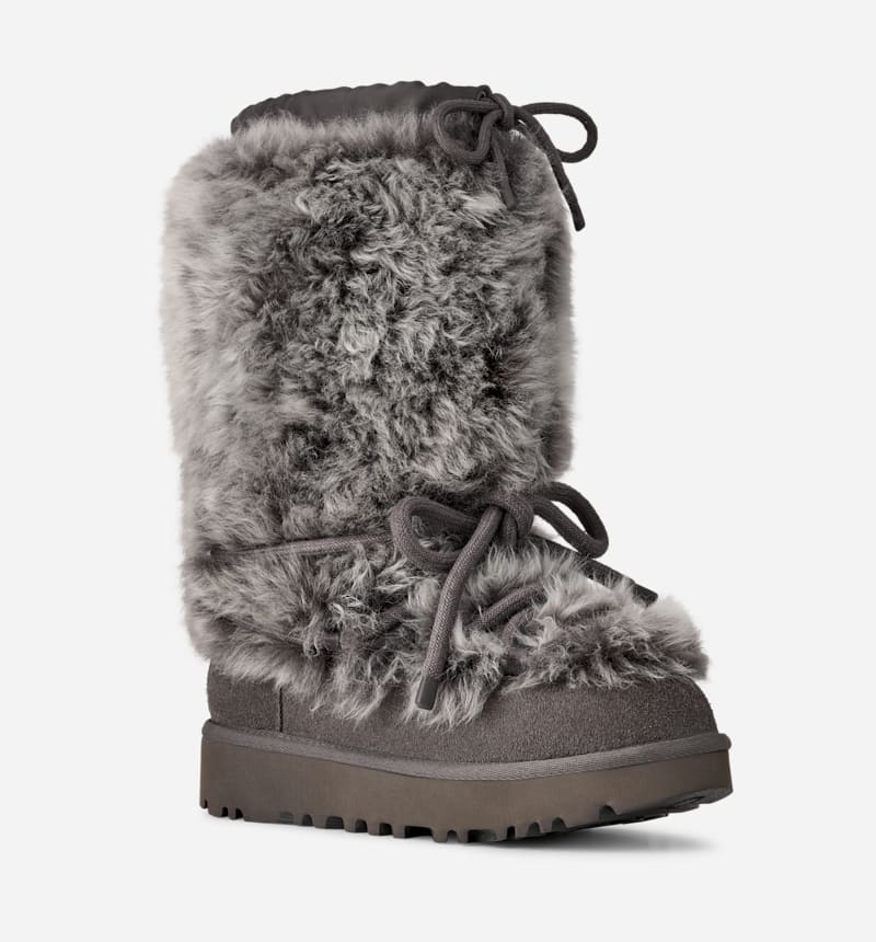 Кецове и обувки UGG Classic Tall Chalet Boot Сиво | 1175690-CHRC, 1