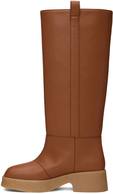 Кецове и обувки Stella McCartney Skyla Knee-High Boots Кафяво | 810132AP00M0, 2
