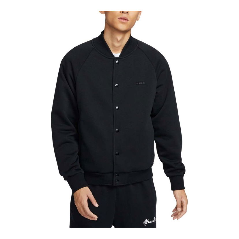 Яке бомбър Nike LeBron Therma-FIT Basketball Jacket Черно | FZ1035-010
