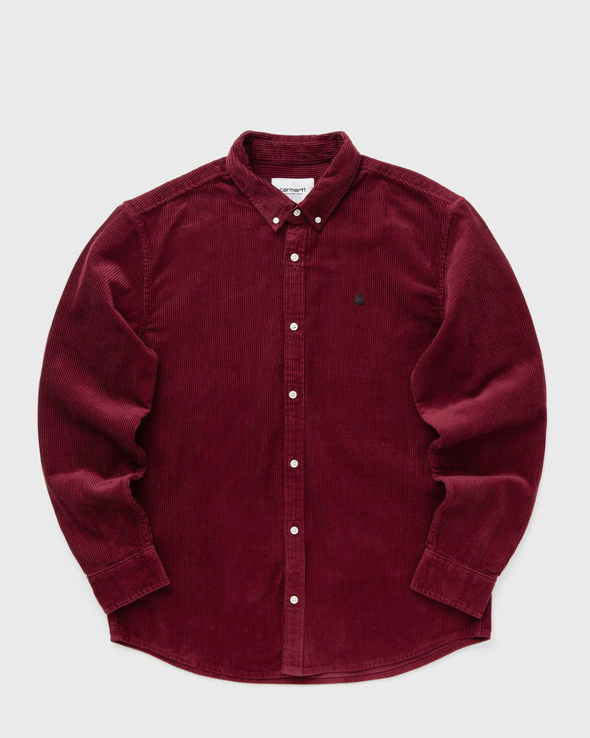 Риза Carhartt WIP Madison Cord Shirt Longsleeves Бургунди | I029958-2CP.XX