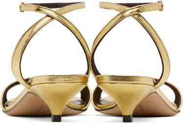 Аксесоари The Row The Row Vika Ankle Strap Kitten Heel Sandals Металик | F1583-M39, 1