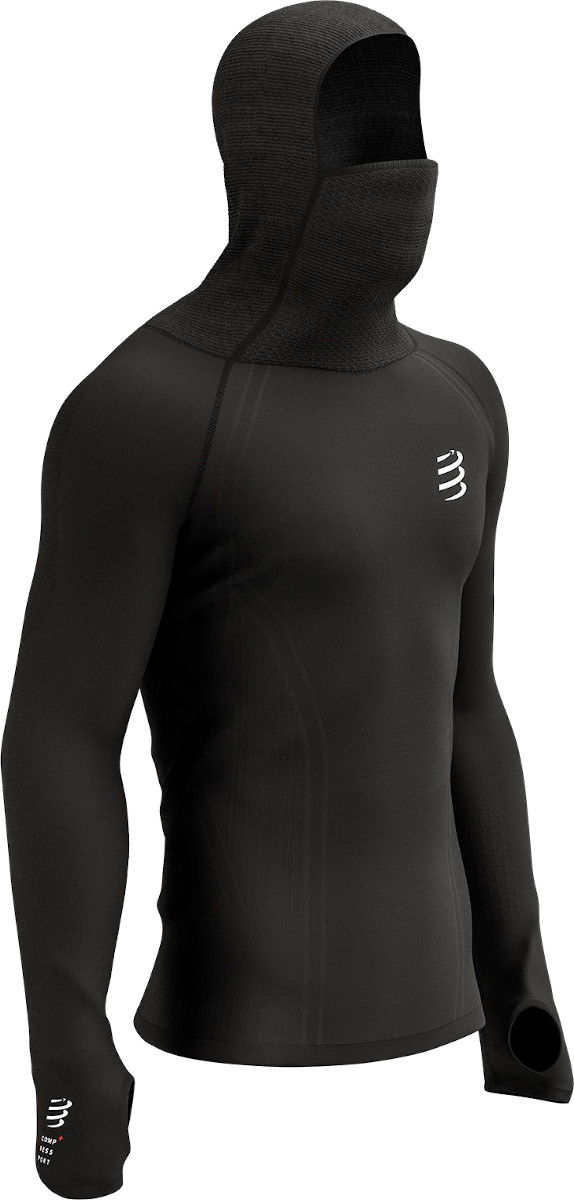 Суитчър Compressport 3D Thermo UltraLight Racing Hoodie Черно | au00007b-990, 0
